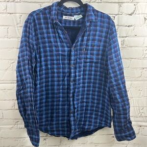Ben Sherman plaid button up shirt